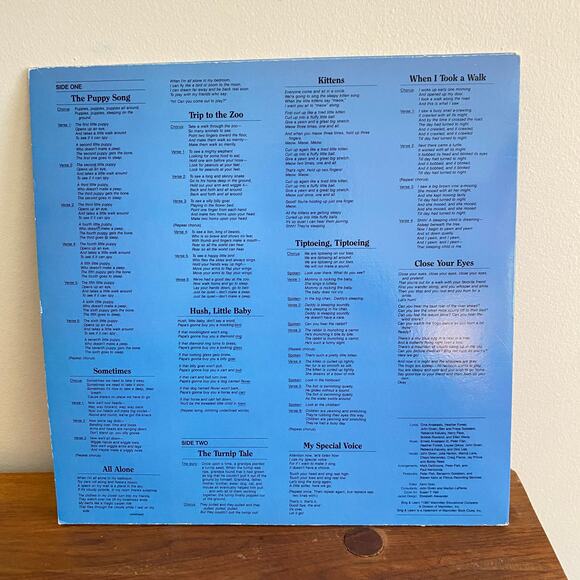 Vintage 1987 Quiet Times Sing & Learn Vinyl Record - Picture 7 of 8